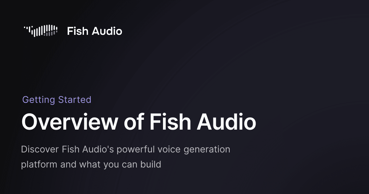 Fish Audio Group Buy For Unlimitted | Just 4.95$/ Month