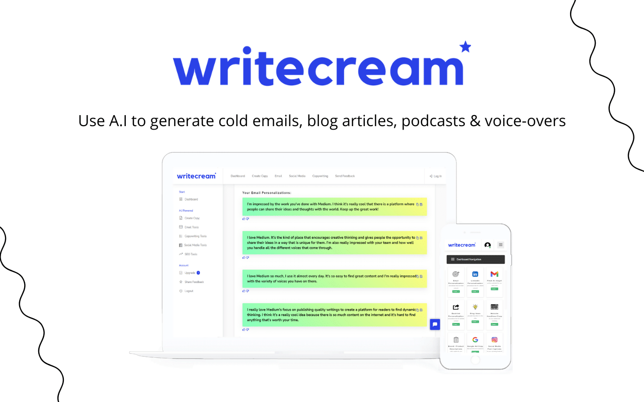 Writecream Group Buy With 4.95$/ Month